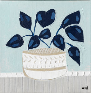 Blue Monstera Limited Edition Print